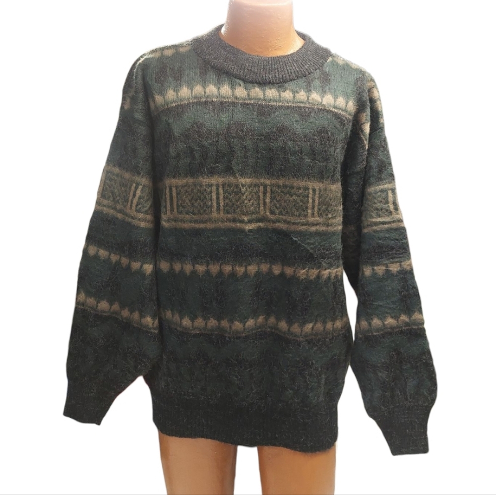 Vintage Tejidos Ruminahui Vintage Wool Patterned … - image 1